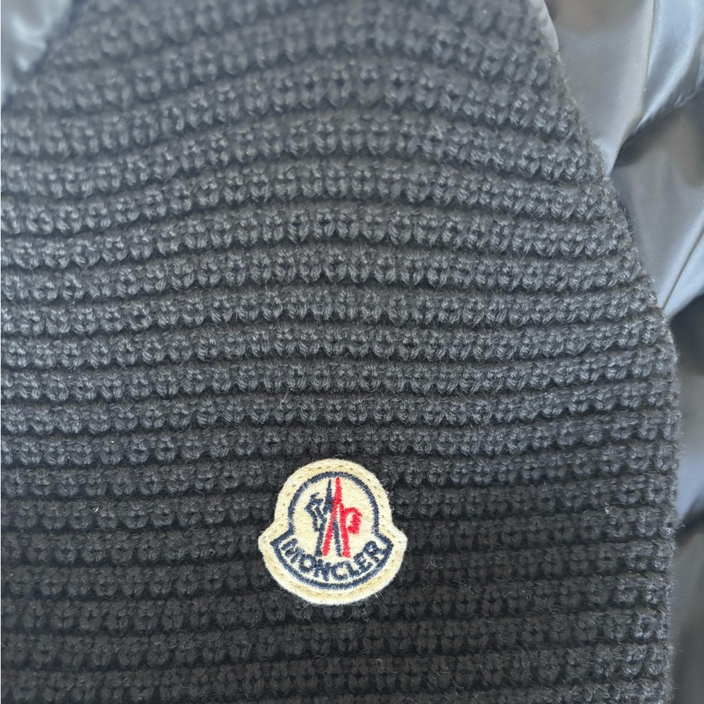 Moncler Puffer Jacket with Sweater Sleeves